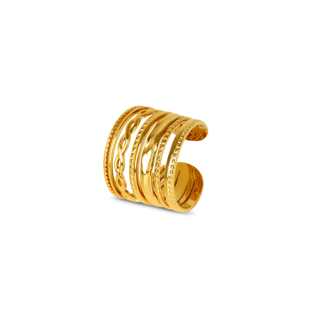Hydra Stack Adjustable Ring