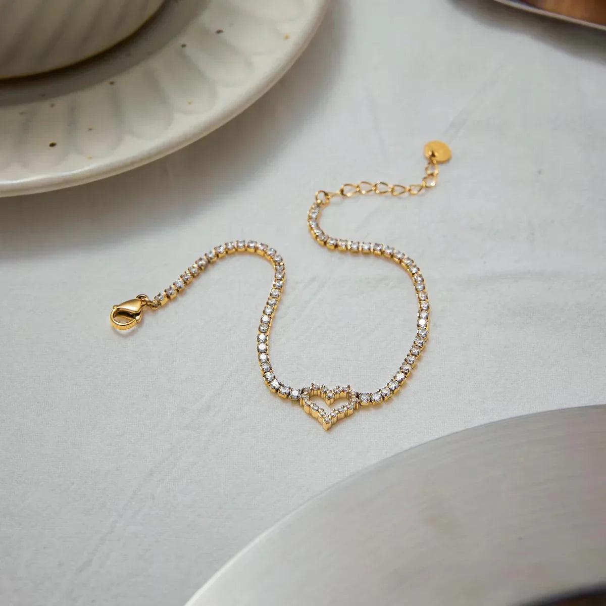 Bracelet Cœur Diamant Patrice