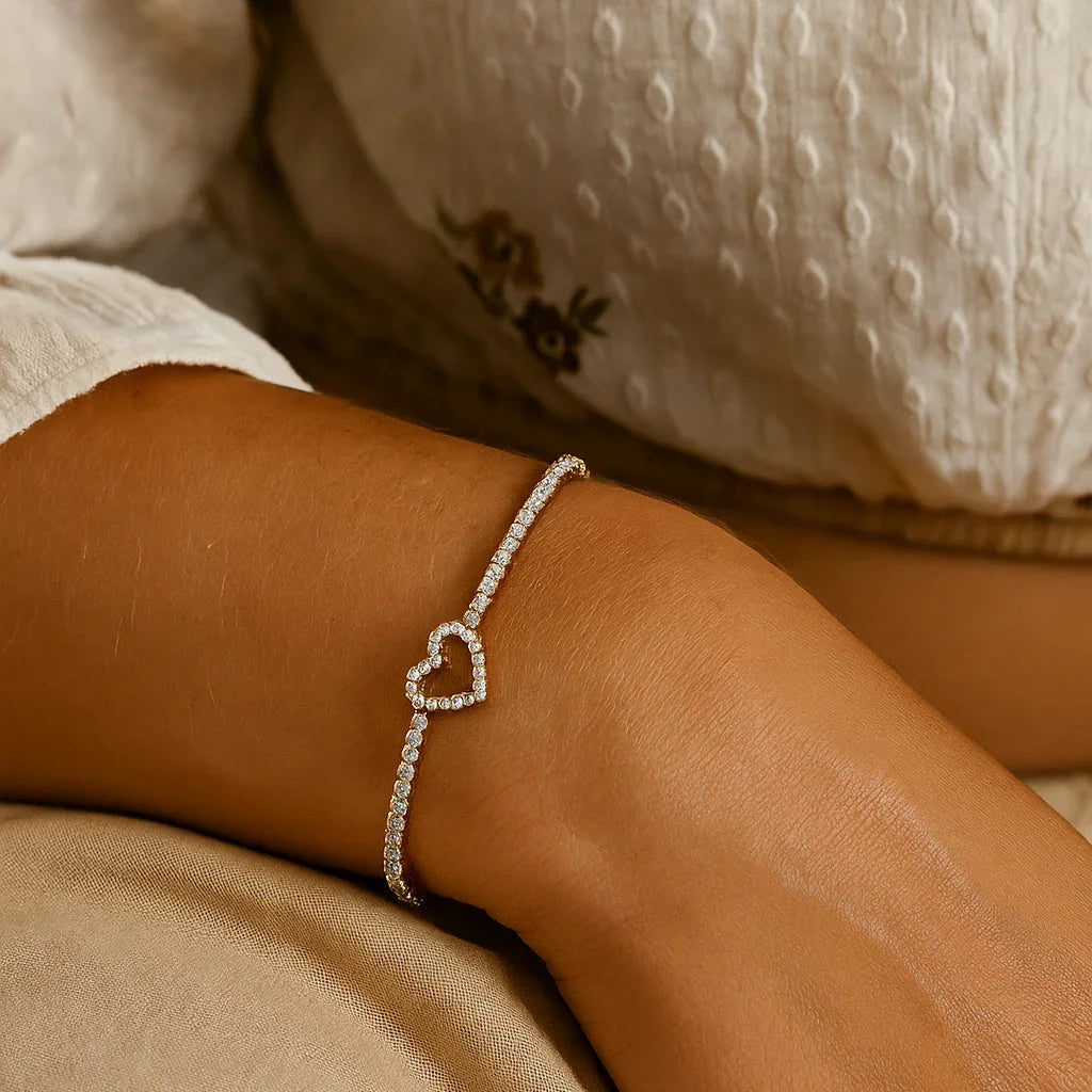 Bracelet Cœur Diamant Patrice