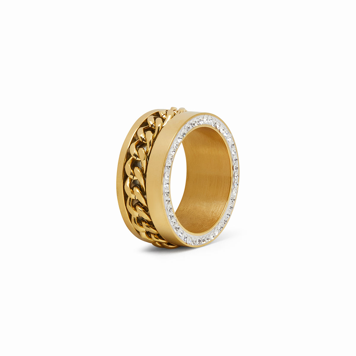 Cuban Stone Layered Ring