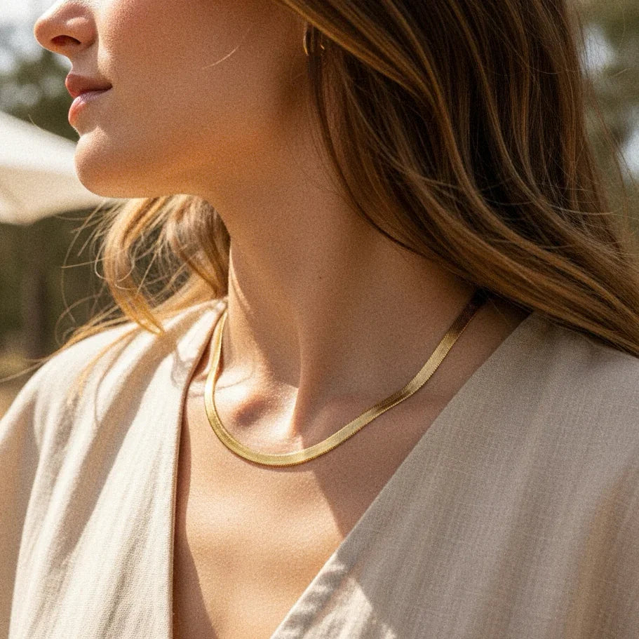 Elysian Herringbone Necklace