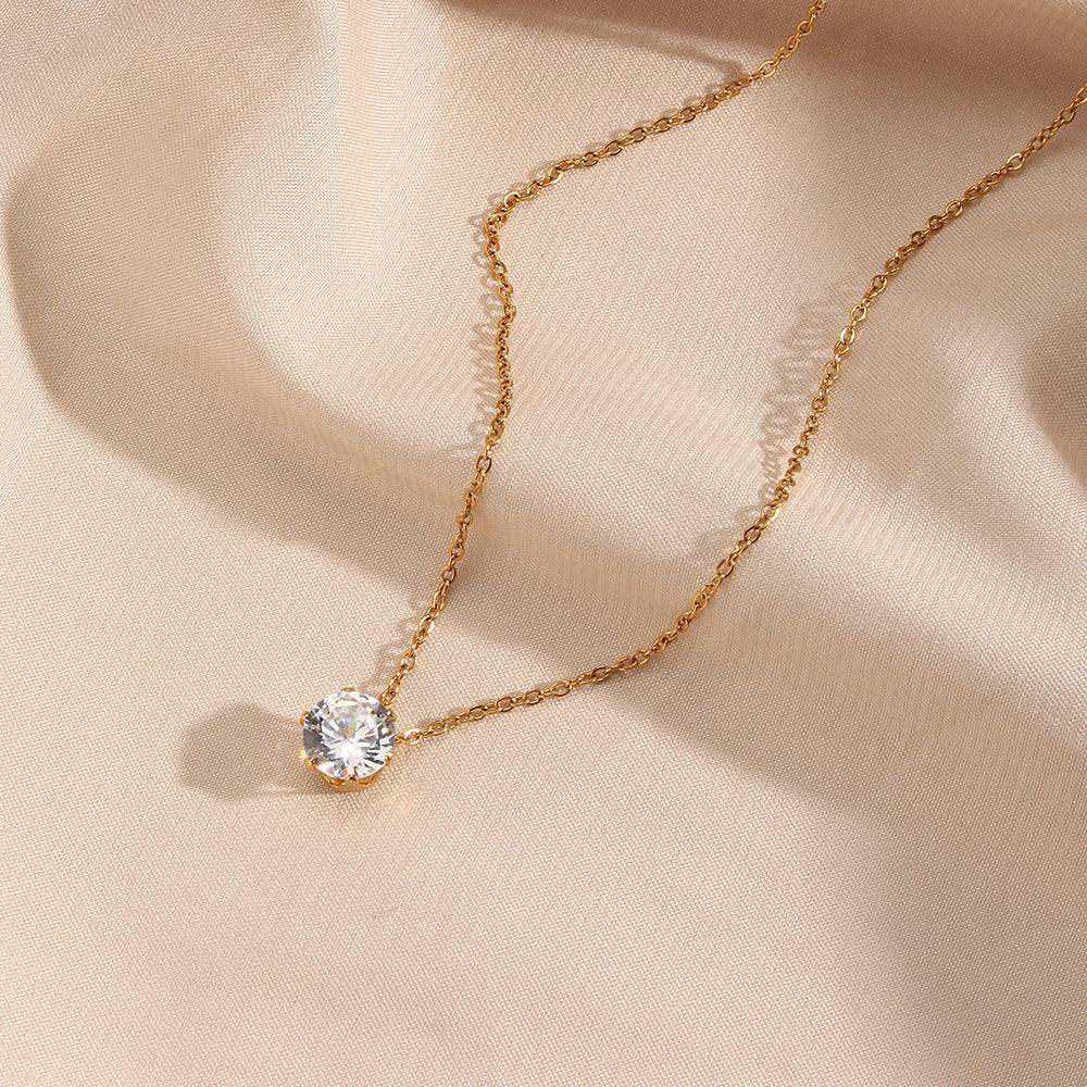 Kyla Solitaire Necklace