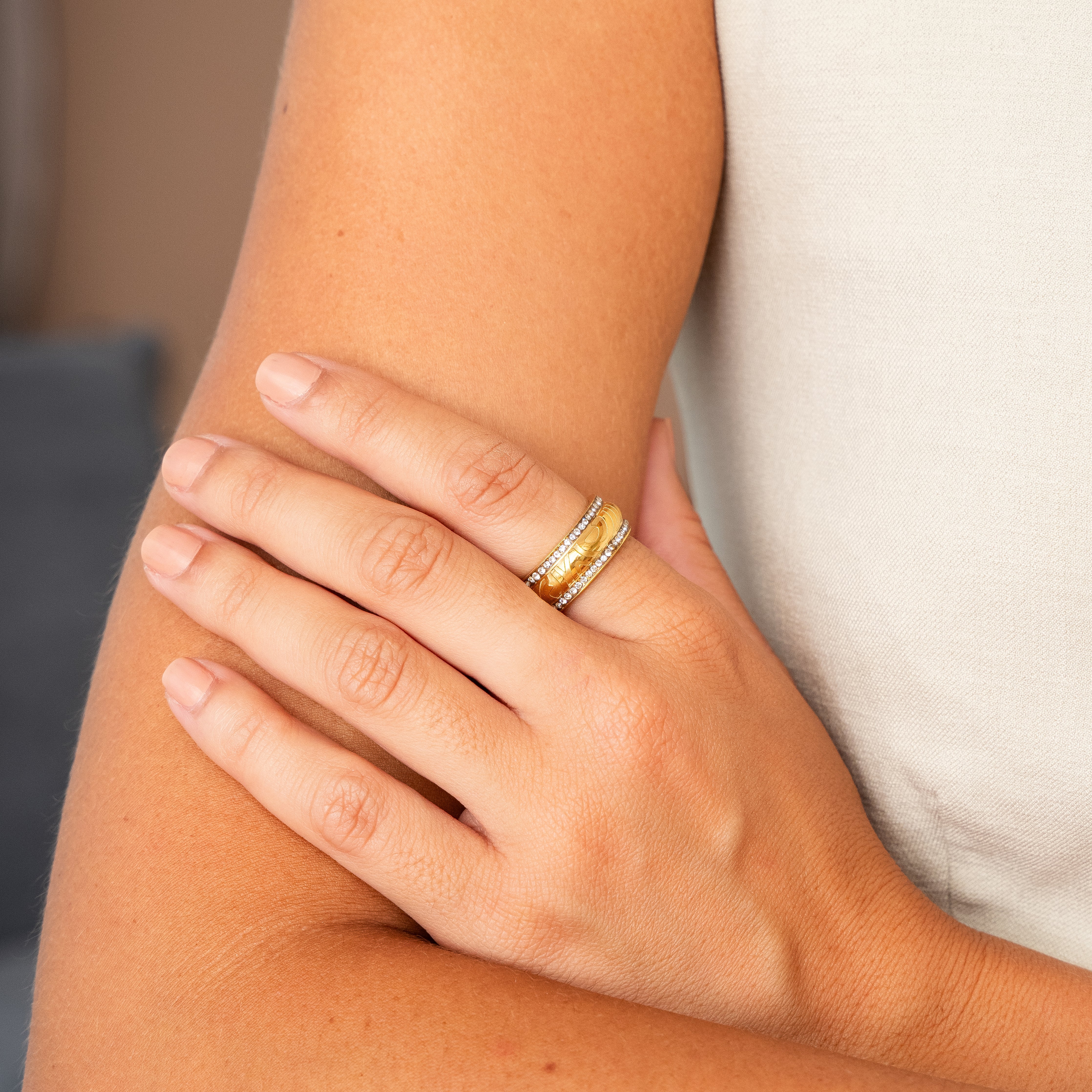 Paphos Luxe Stone Ring