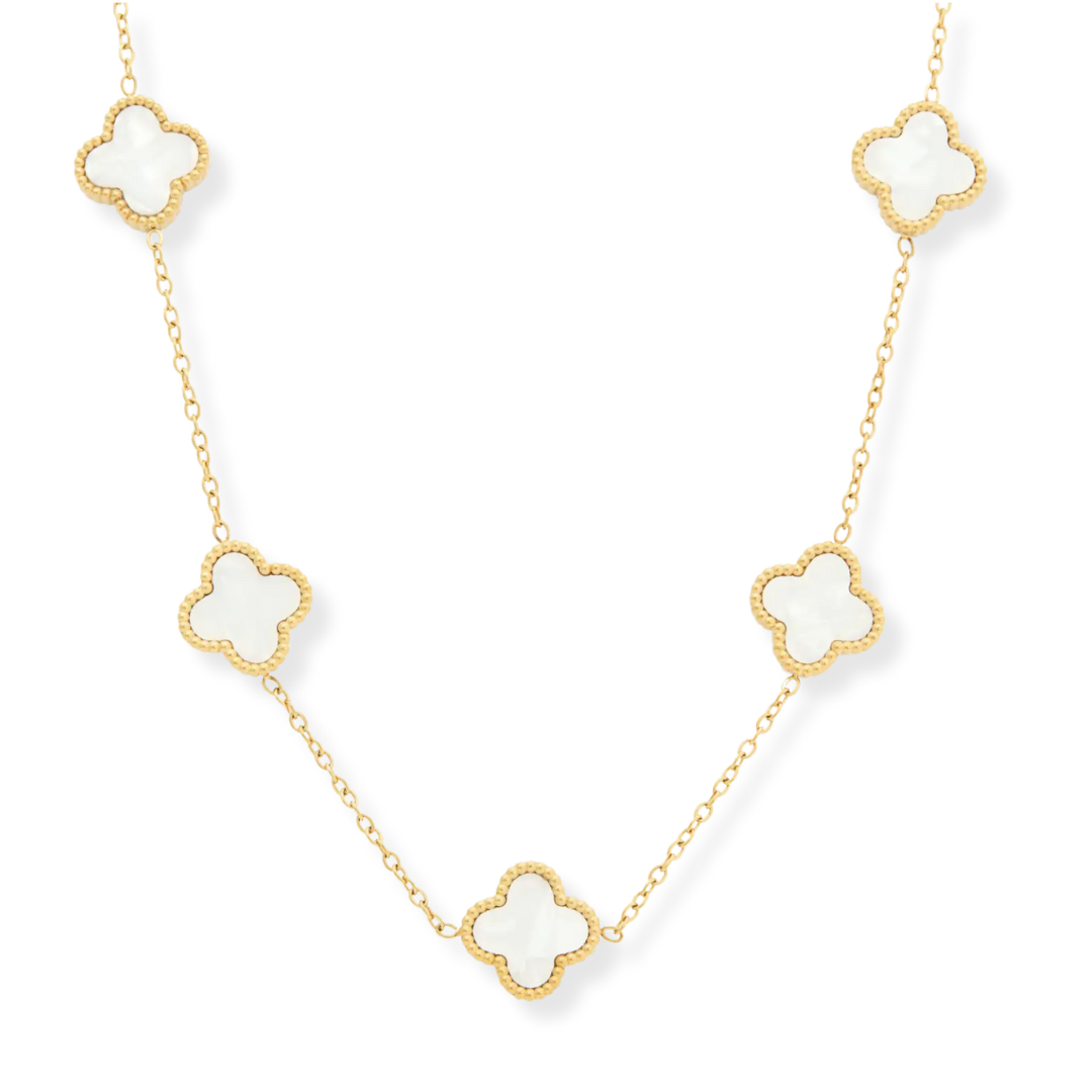 Collier Trèfle Blanc