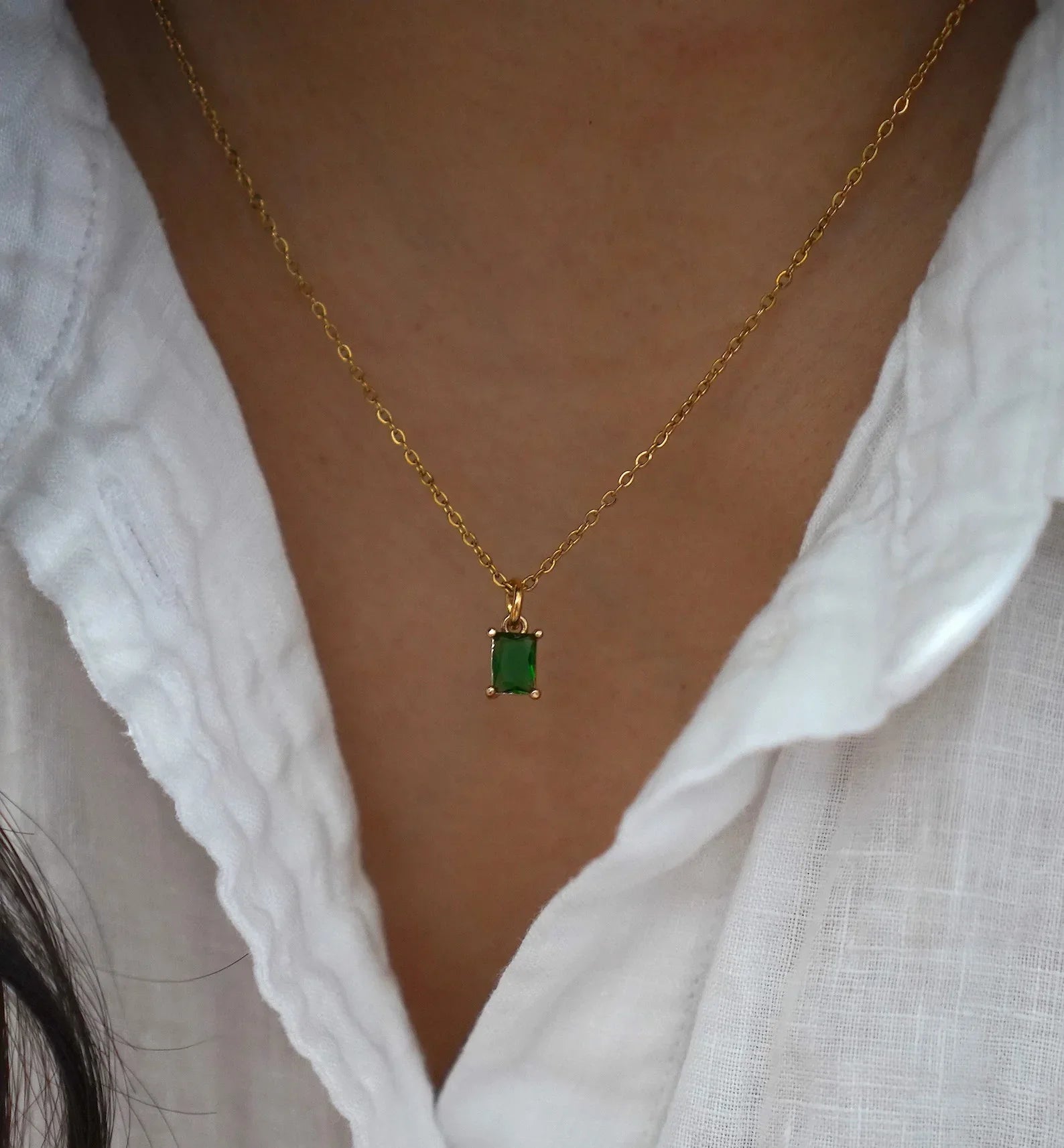 Collier Vert Emi